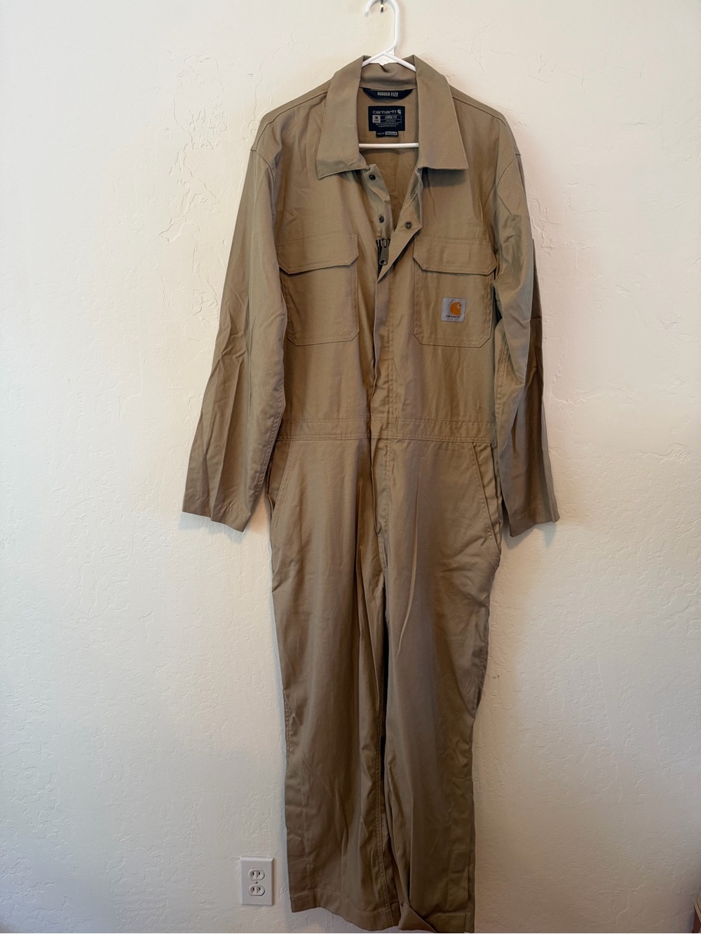 NEW Carhartt Men's Khaki/Tan Utility Coverall Men Medium